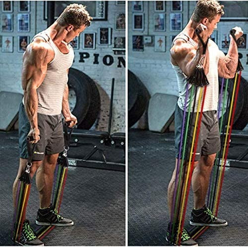 Power Resistance Band for Home Workout & Gym Training  Stretch Exercise Band for Fitness, Yoga & Muscle Strengthening